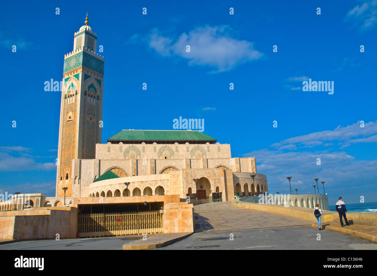 Mosquée Hassan II par Michel Pinseau 1993 Casablanca Maroc central en Afrique du Nord Banque D'Images