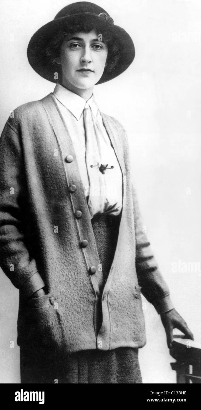 AGATHA CHRISTIE, ca.1912 Banque D'Images