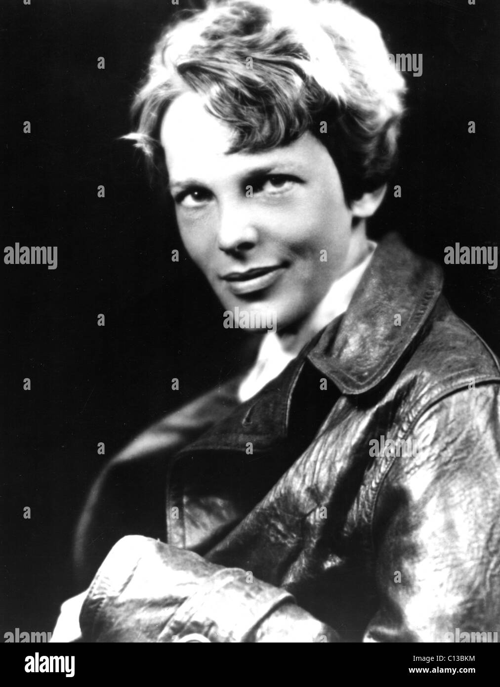 AMELIA EARHART, portrait Banque D'Images