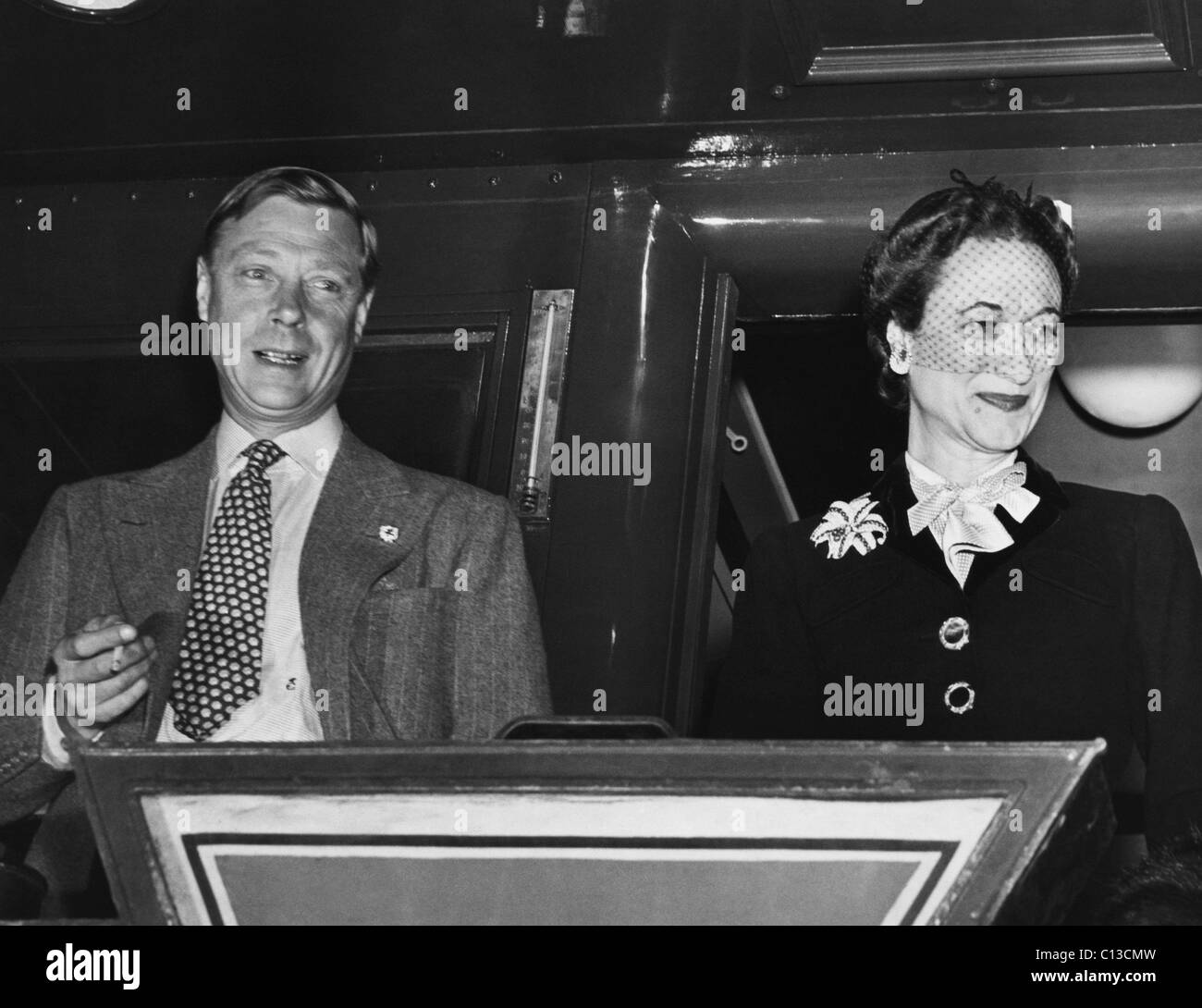 Le prince Edward, duc de Windsor et de la Duchesse de Windsor, Wallis Simpson, vers le début des années 1940. Banque D'Images