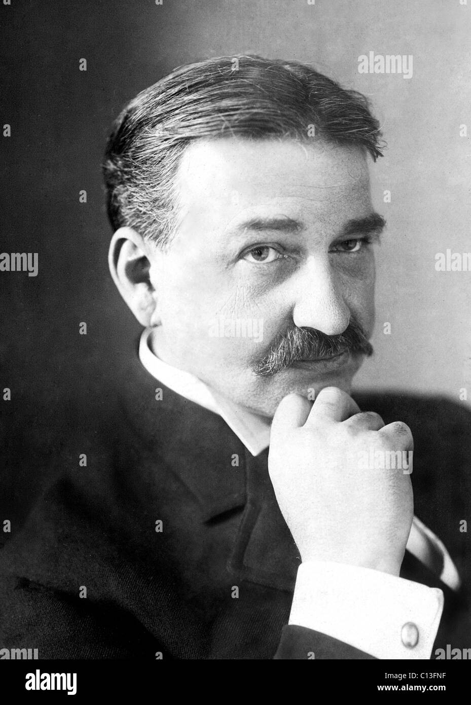 L. Frank Baum, auteur du roman original, 'The Wizard of Oz', photo par Dana Hull. 1908 Banque D'Images