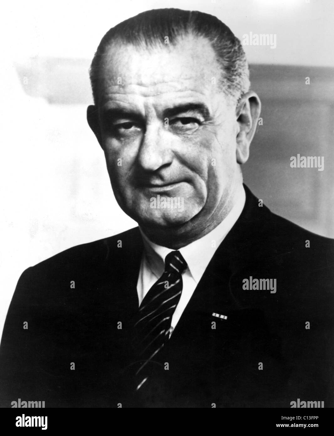 Lyndon Johnson, au début des années 60. Banque D'Images