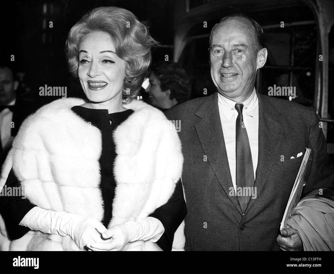 Marlene Dietrich avec Adlai Stevenson, ca. 1960 Banque D'Images