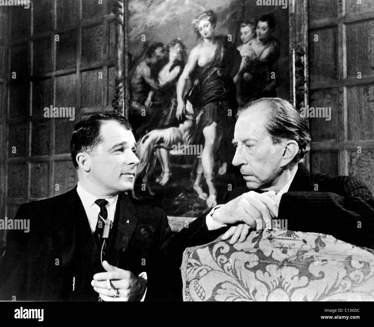 J. Paul Getty, et Lee Bailey, 1967 Banque D'Images
