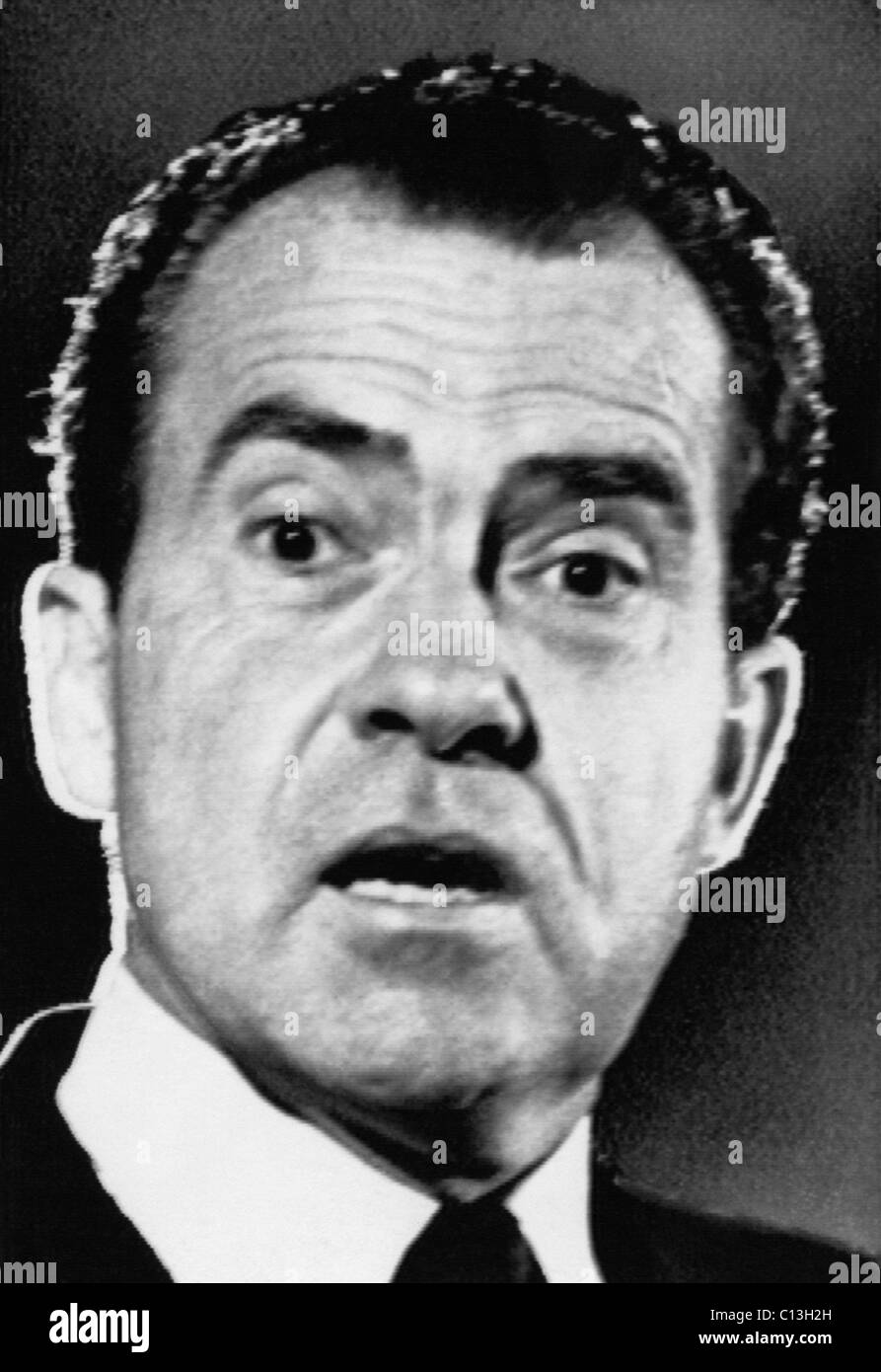 L'ancien Vice-président et futur président américain Richard Nixon, 1960. Banque D'Images