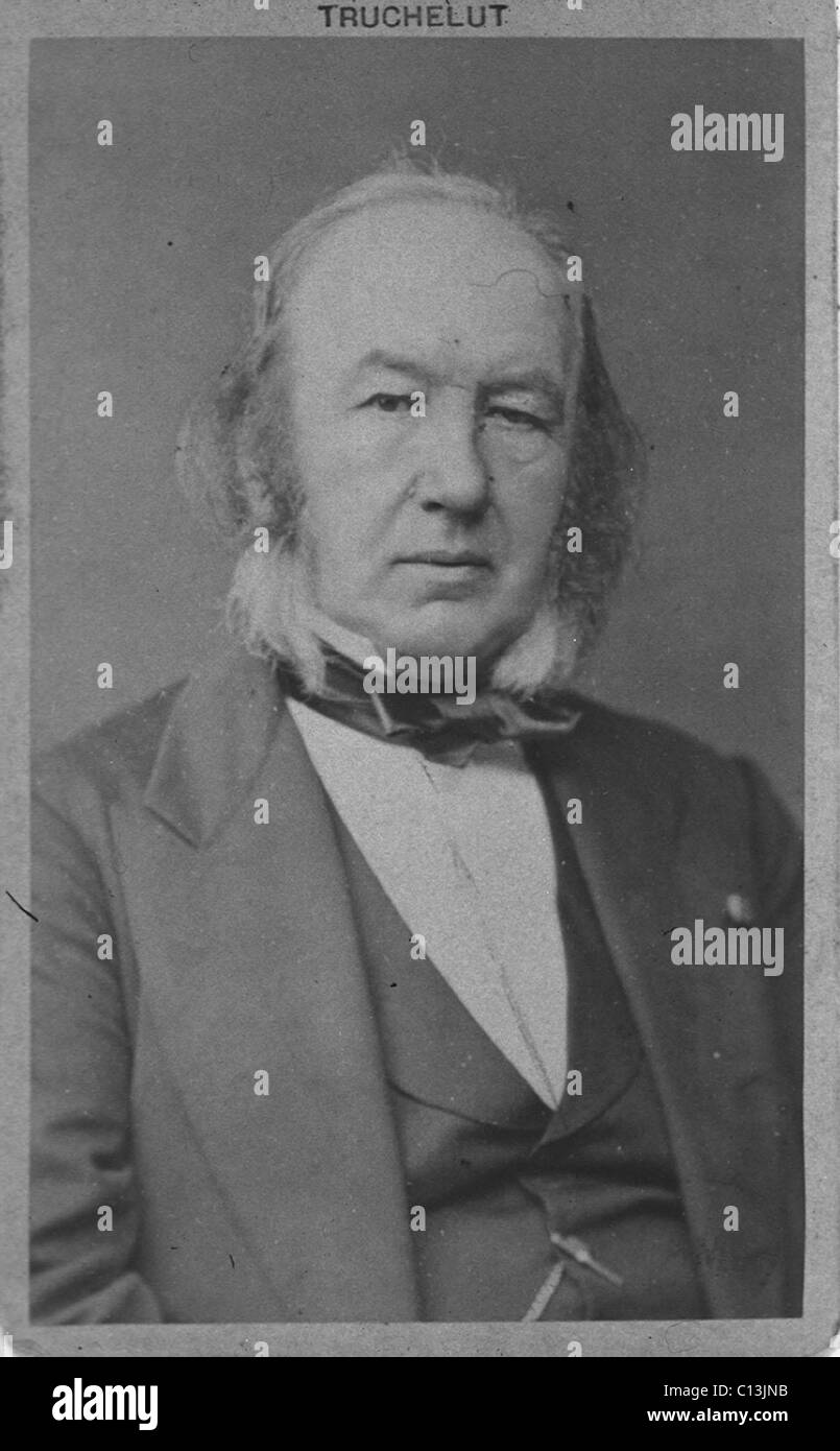 Claude Bernard (1813-1878), physiologiste et scientifique français, a découvert la fonction digestive du pancréas et du foie. Il a développé le concept de "l'environnement interne, que des organismes vivants à maintenir un équilibre de leurs fonctions physiologiques. Photo par Truchelut, ca. 1875. Banque D'Images