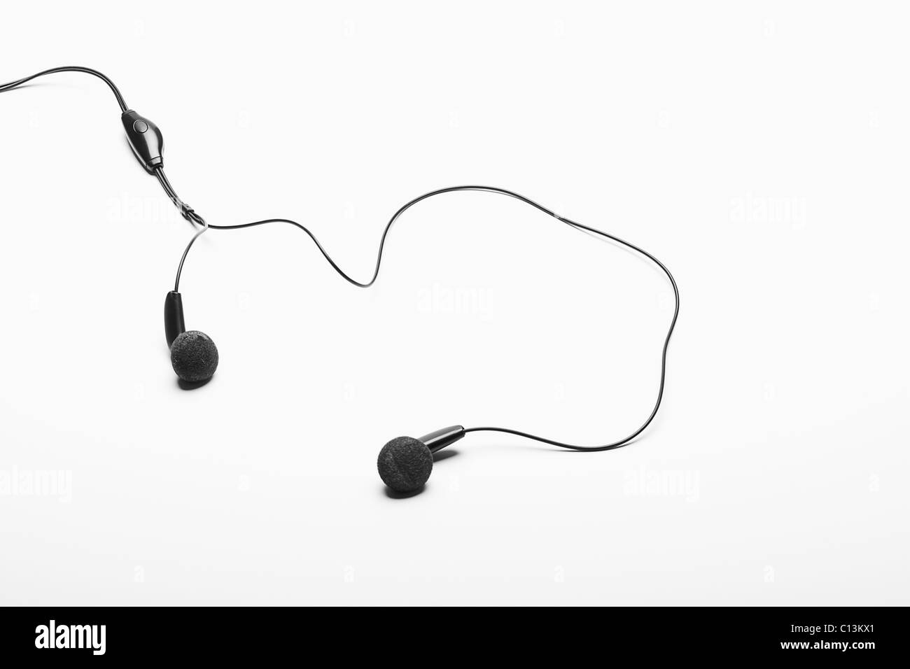 Studio shot of casque mp3 Banque D'Images