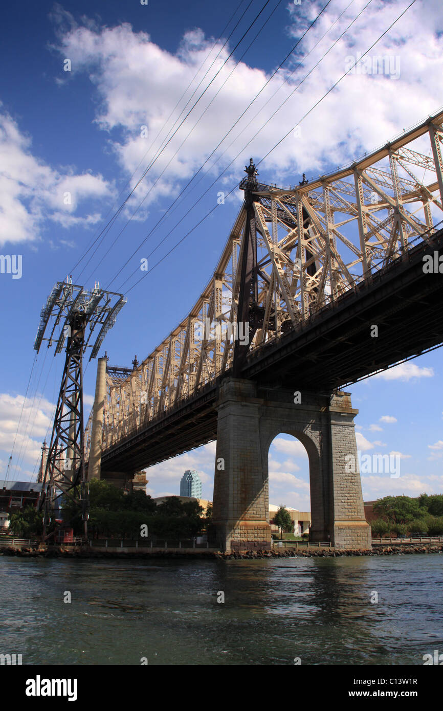 Les ponts autour de l'île de Manhattan, Manhattan, New York, USA Banque D'Images