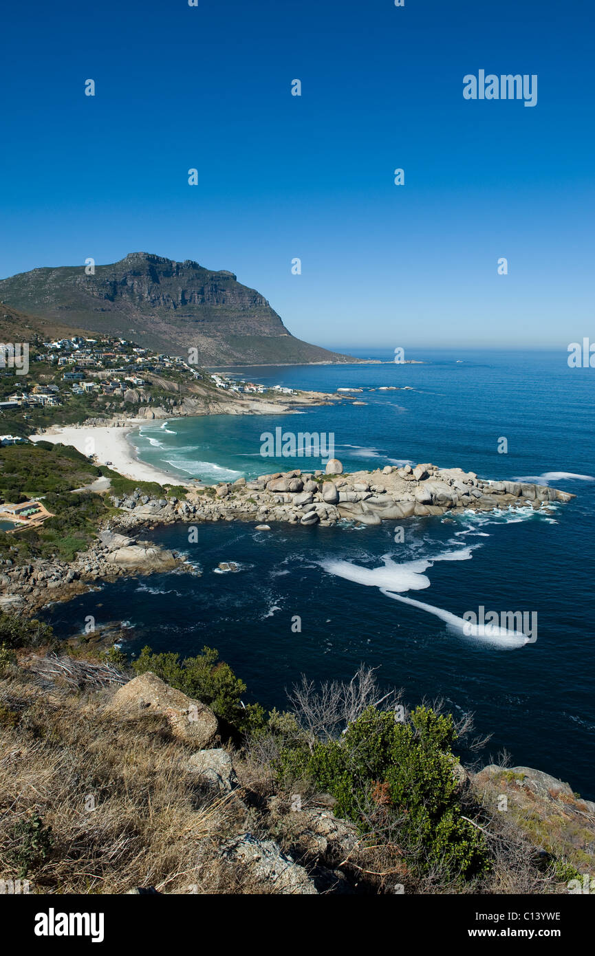 Llandudno, la ligne de côte au sud de Cape Town Afrique du Sud Banque D'Images
