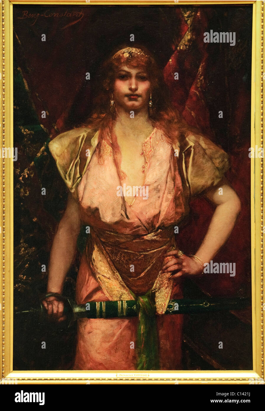 Judith, par Jean-Joseph Benjamin-Constant, Banque D'Images