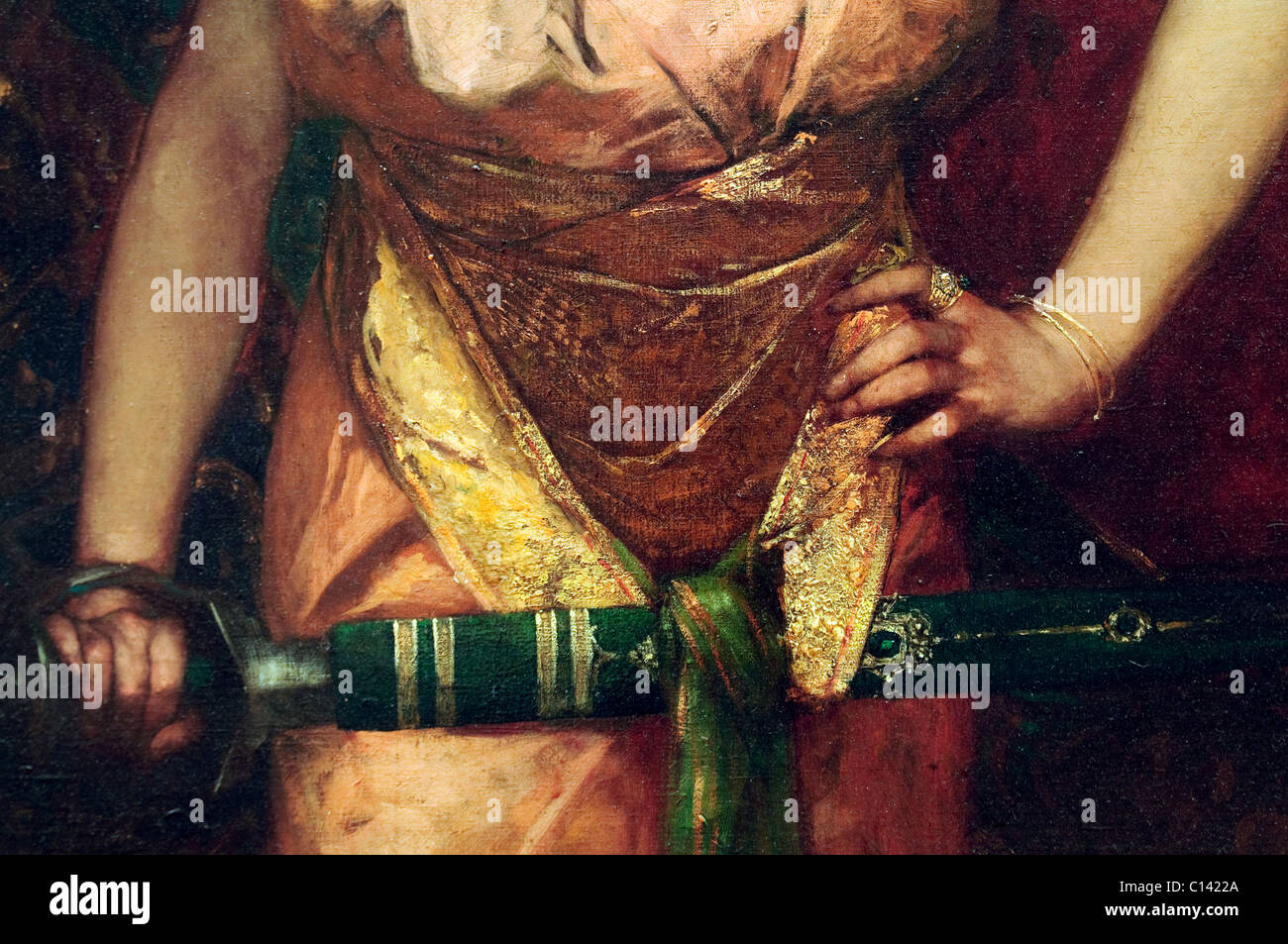 Détail : Judith, par Jean-Joseph Benjamin-Constant, Banque D'Images