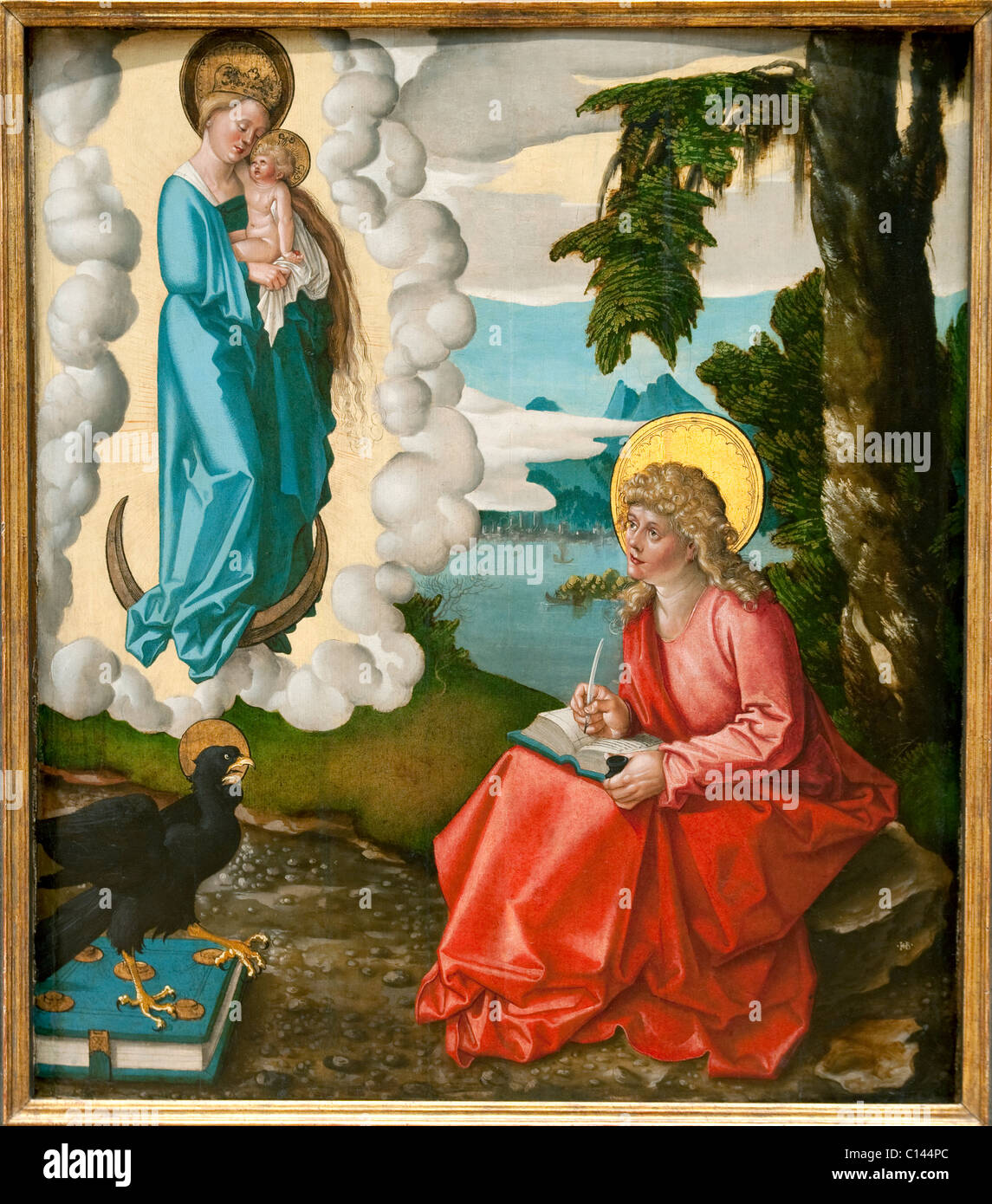 Saint Jean à Patmos, ca. 1511, par Hans Baldung Grien Banque D'Images