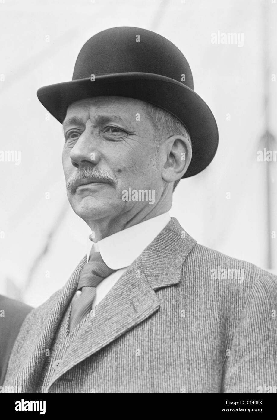 Photo Vintage circa 1910s d'entre nous, avocat, homme d'État et diplomate Elihu Root (1845 - 1937) - lauréat du Prix Nobel de la paix 1912. Banque D'Images