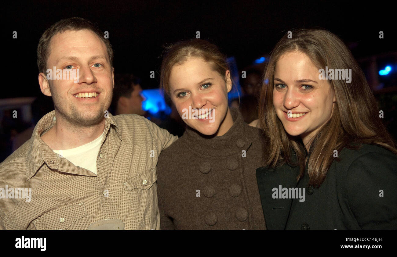 Ian Stearns, comédienne Amy Sumer et Kim sumer le Festival de l'Humour South Beach Party VIP tenue à l'hôtel Gansevoort South Banque D'Images