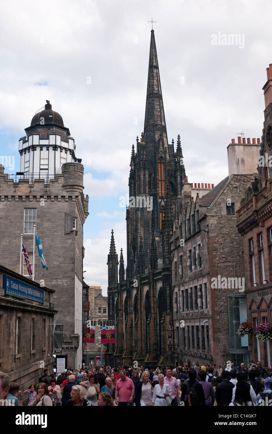 Vieille Ville Edimbourg Ecosse Royaume-uni Banque D'Images