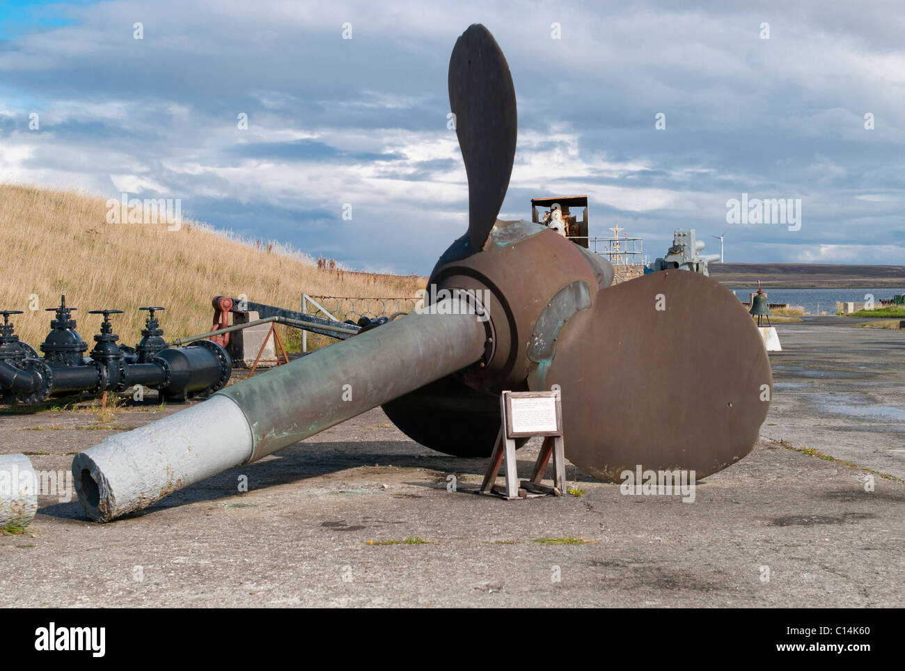 Musée naval britannique Scapa Flow ORKNEY ISLANDS ECOSSE Royaume-uni Banque D'Images