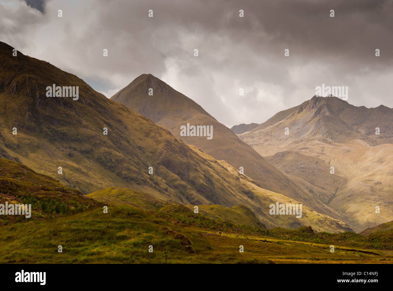 GLEN SHIEL HIGHLAND ECOSSE Royaume-uni Banque D'Images