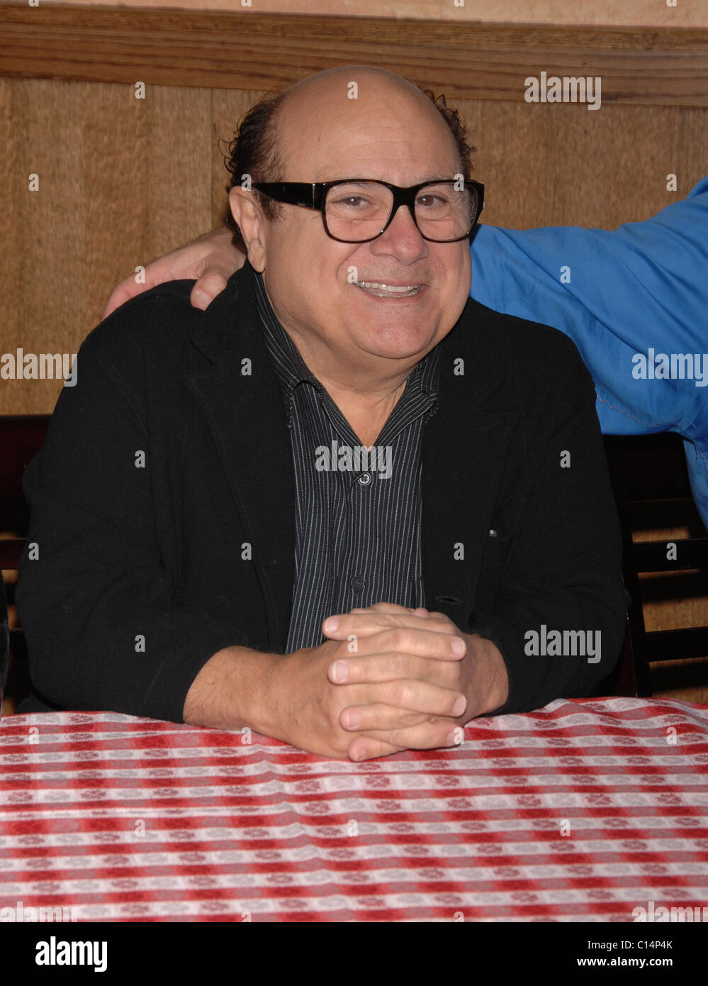 Danny DeVito, Grande ouverture du restaurant italien Buca di Beppo sur Universal City Walk Universal City, Californie - 28.01.09 Banque D'Images
