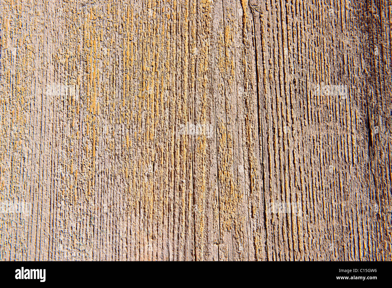 L'écaillage de la peinture orange fond close up Banque D'Images