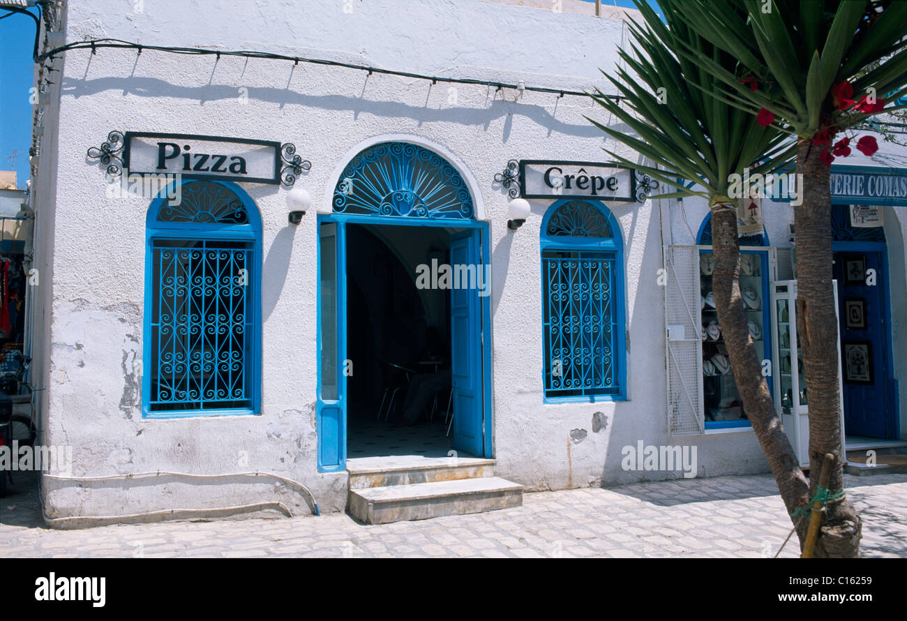 Commune de pizza, Midoun, Djerba, Tunisie, Afrique Banque D'Images