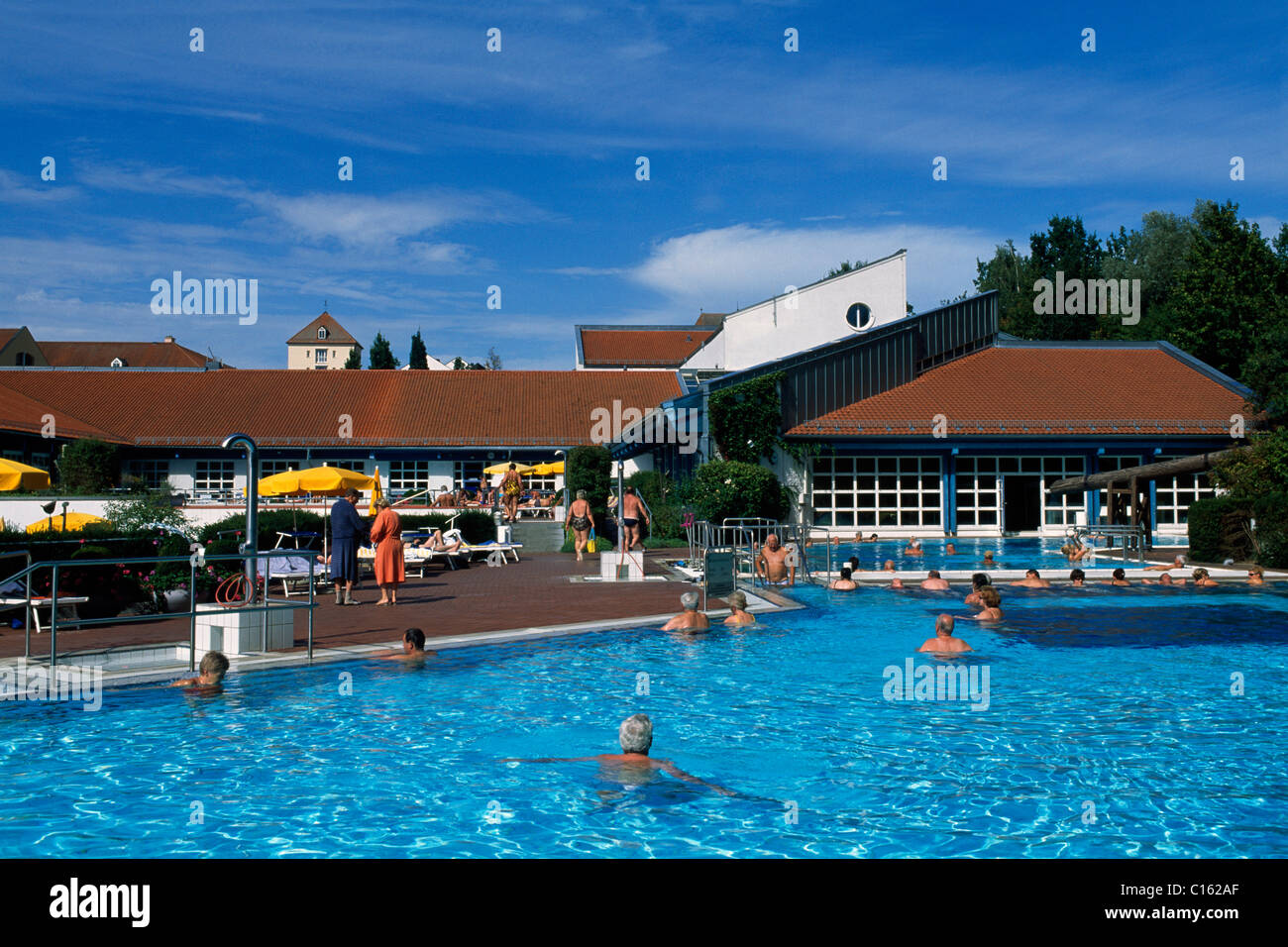 Piscine thermale, Wohlfuehltherme thermae, de se sentir bien, Bad Griesbach, Basse Bavière, Allemagne, Europe Banque D'Images