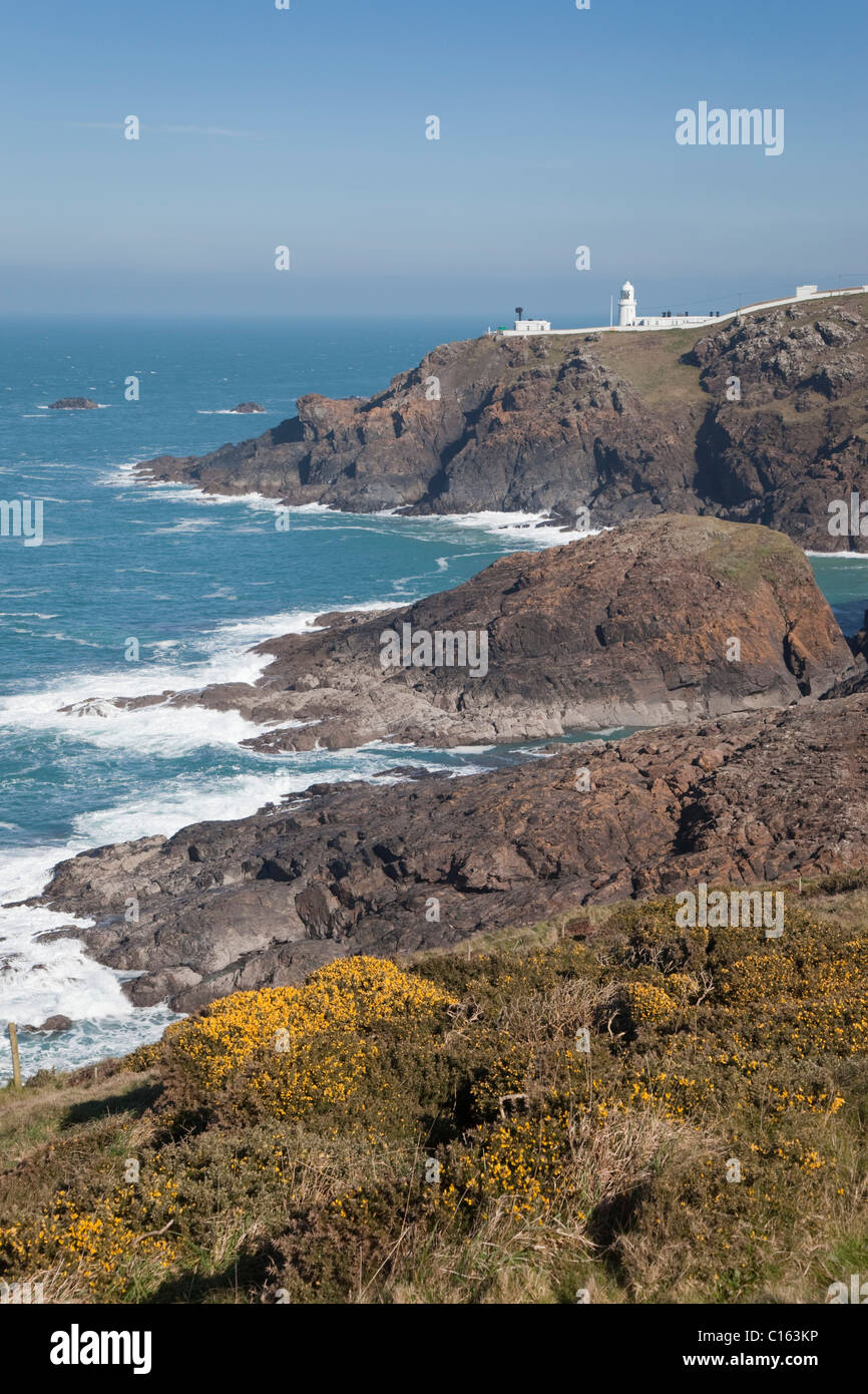 Pendeen Watch ; phare Pendeen, Cornwall Banque D'Images