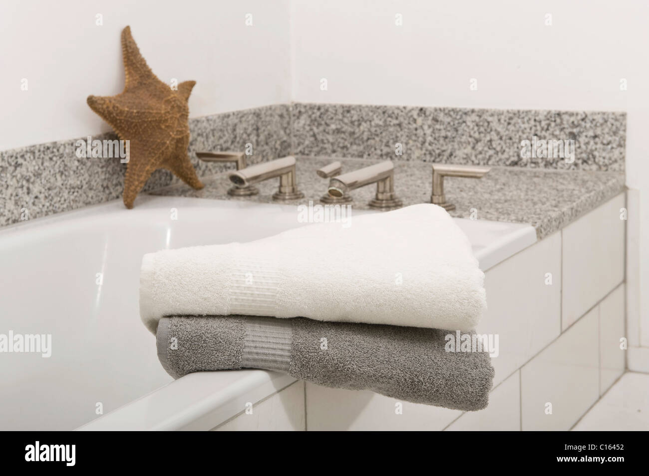 Ensemble de serviettes, serviettes Banque D'Images