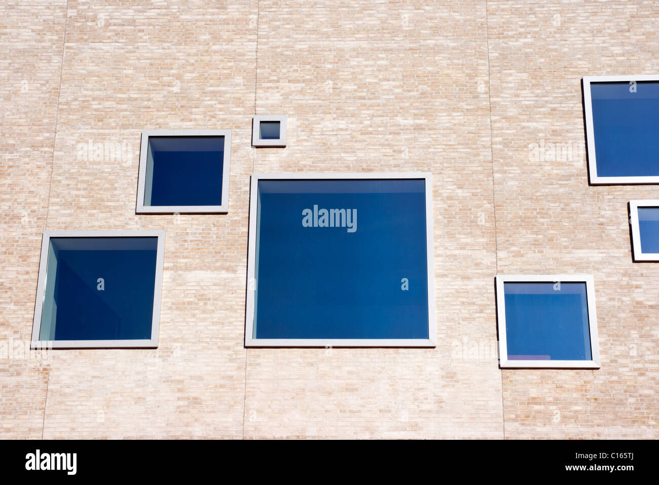 Bâtiment moderne de Windows Banque D'Images
