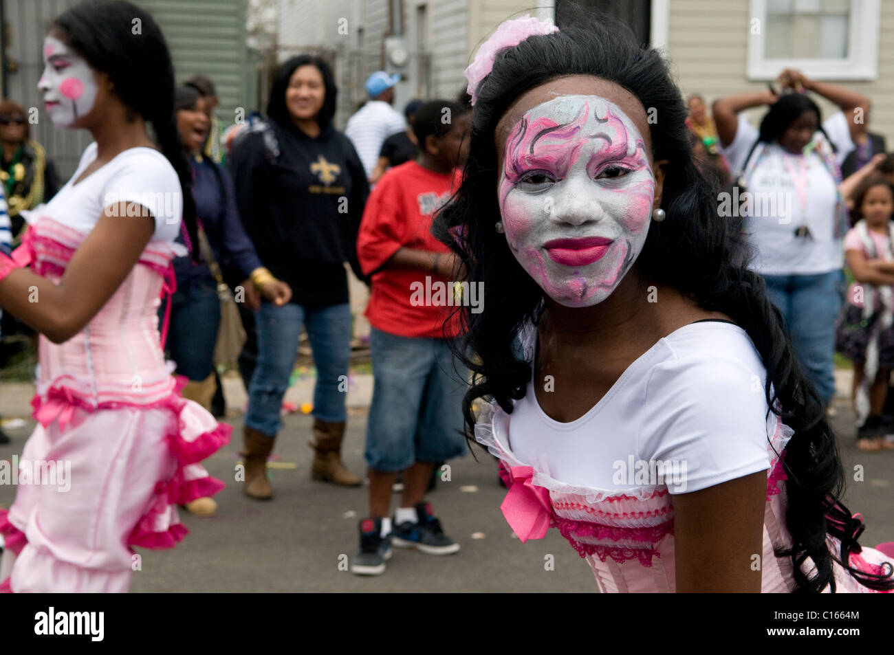 Zulu, Mardi Gras 2011 Banque D'Images