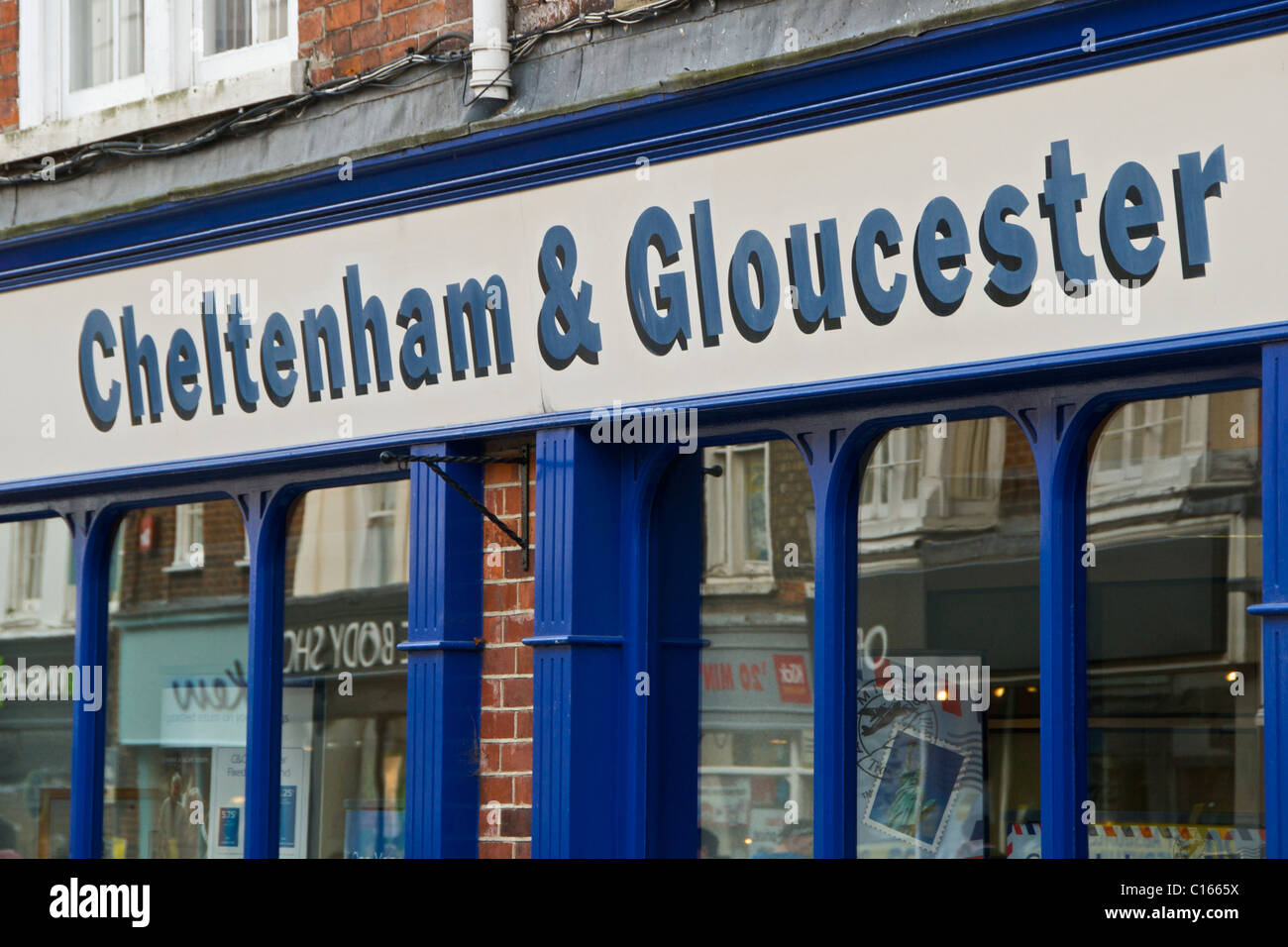Cheltenham et Gloucester Building Society Nom du logo Banque D'Images