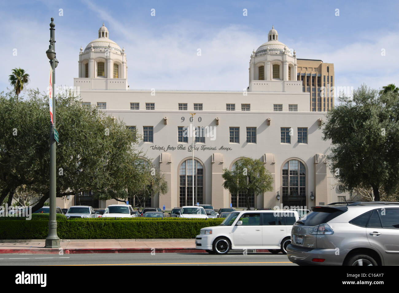 United States Post Office Terminal de Los Angeles l'annexe. Banque D'Images