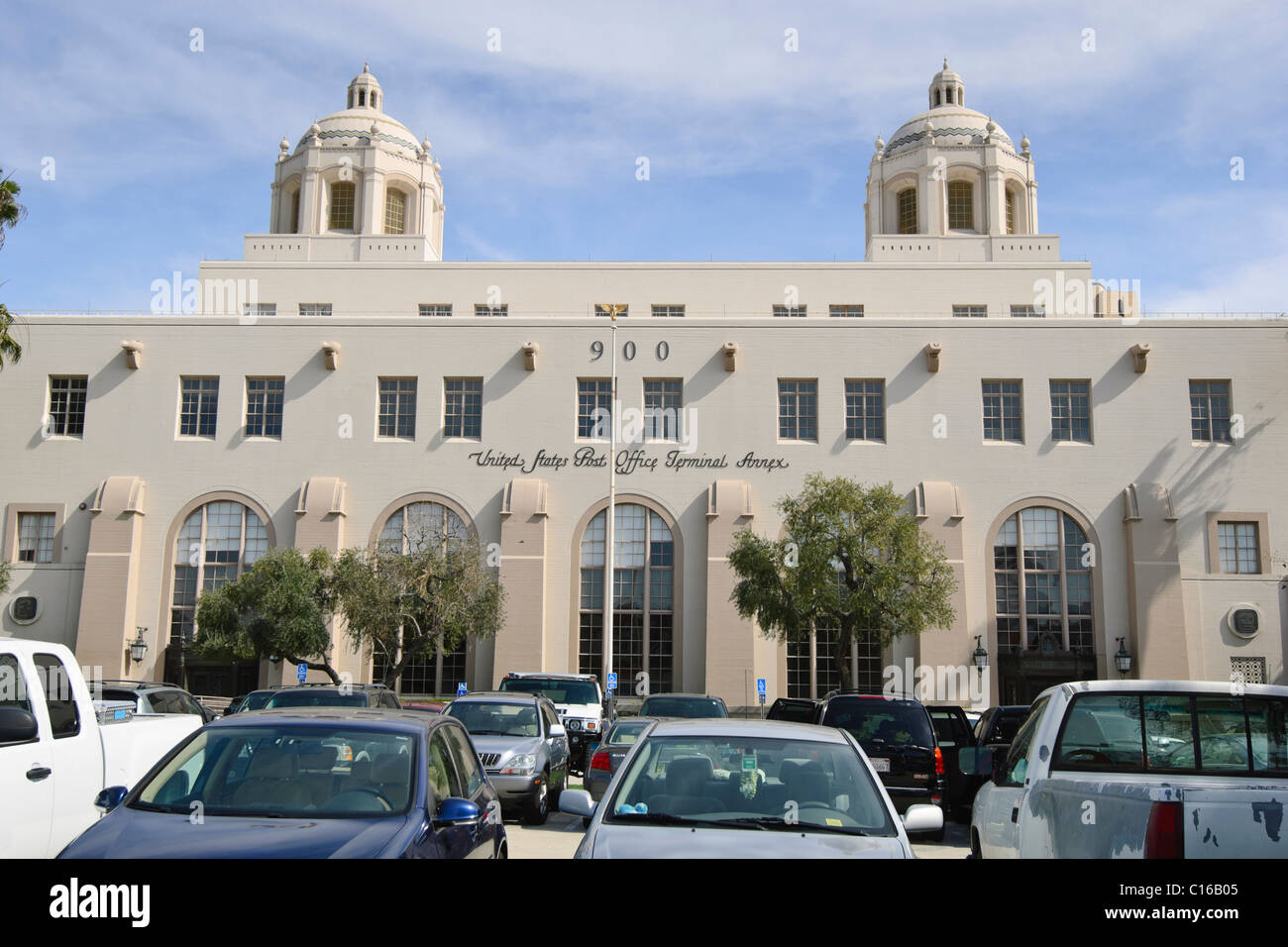 United States Post Office Terminal de Los Angeles l'annexe. Banque D'Images