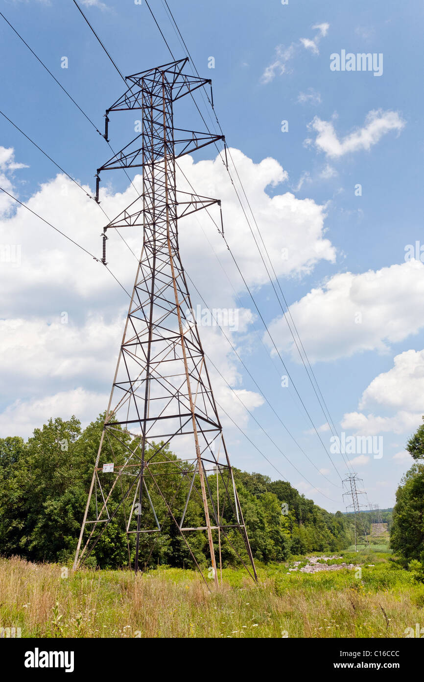 Tour de transmission électrique Banque D'Images