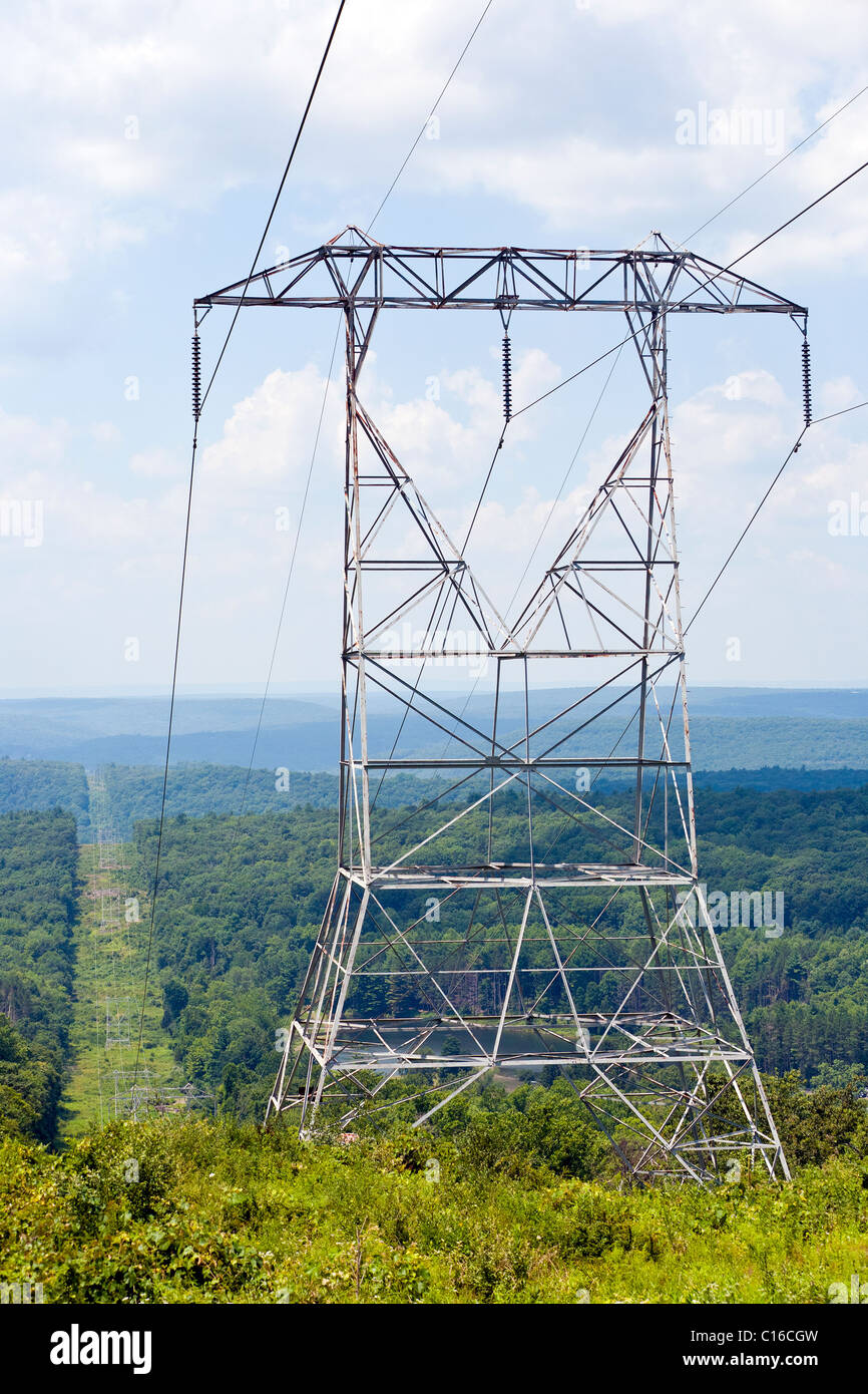 Tour de transmission électrique Banque D'Images