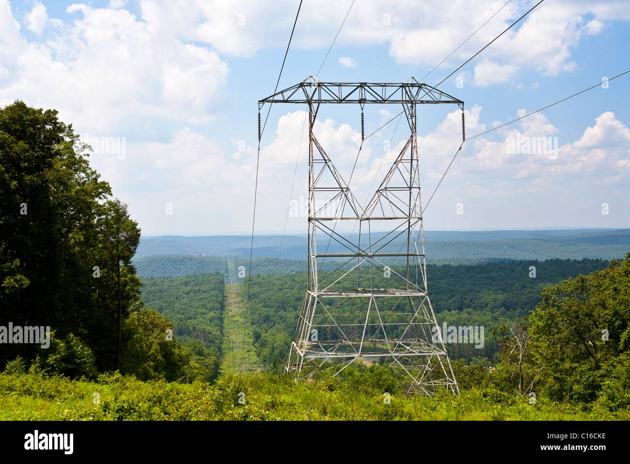 Tour de transmission électrique Banque D'Images