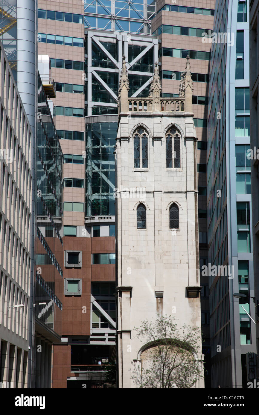 L'architecture moderne et ancienne, Londres, Angleterre, Grande-Bretagne, Europe Banque D'Images