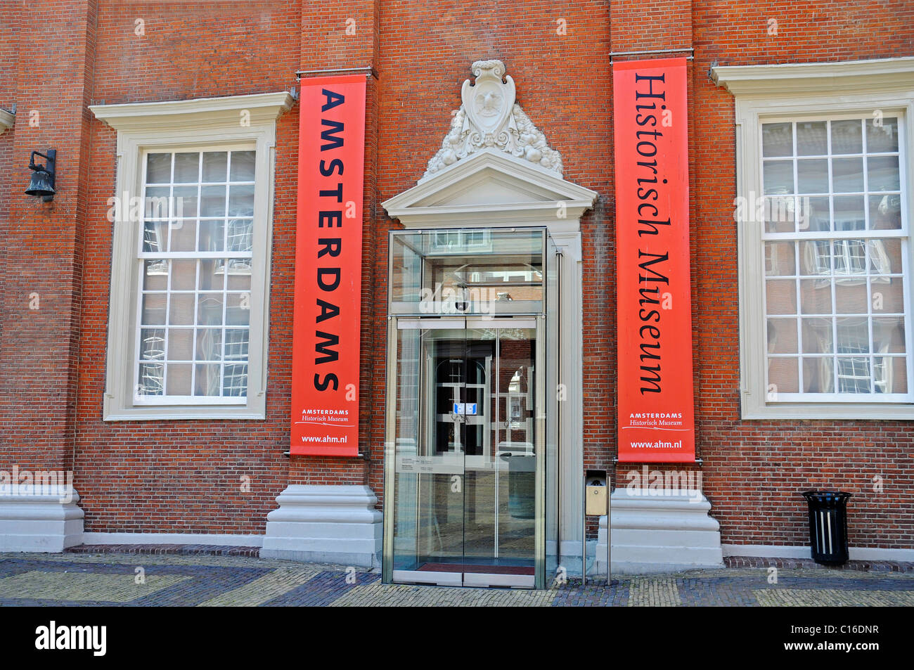 Musée historique, entrée privée, Amsterdam, Hollande, Pays-Bas, Europe Banque D'Images