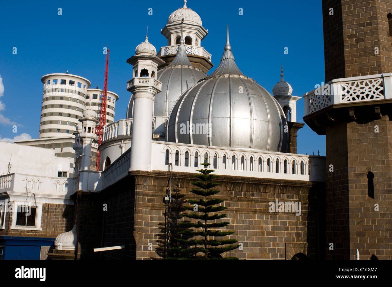 La Mosquée Jamia Nairobi Kenya Banque D'Images