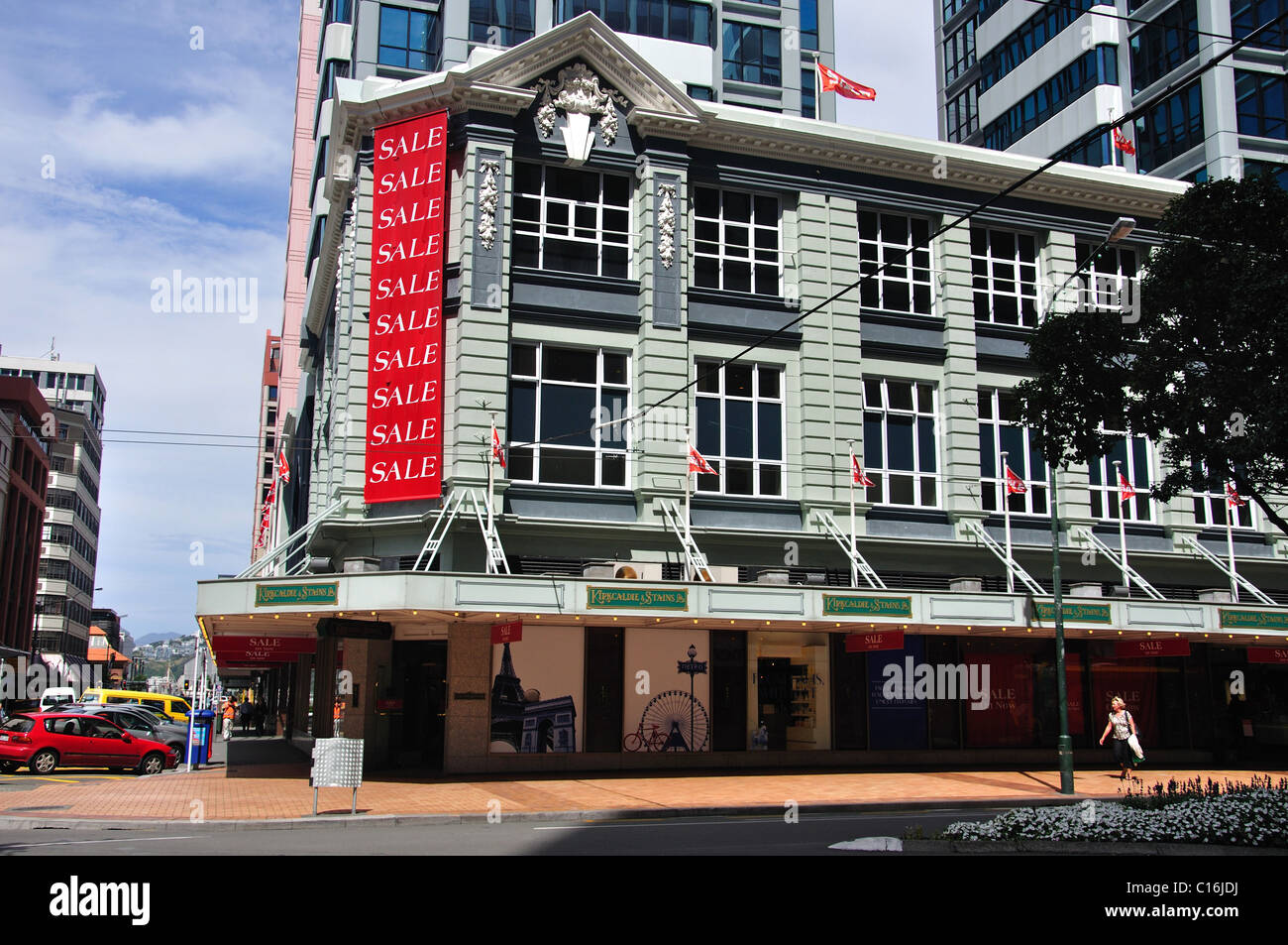 Kirkcaldie & Stains Ltd Department Store, Lambton Quay, Wellington, Wellington, North Island, New Zealand Banque D'Images