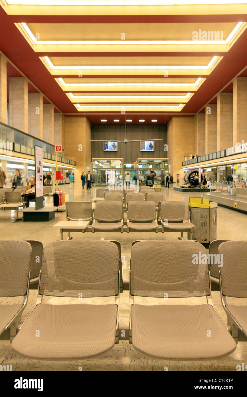 Terminal de l'aéroport de Berlin Tempelhof, Berlin, Germany, Europe Banque D'Images