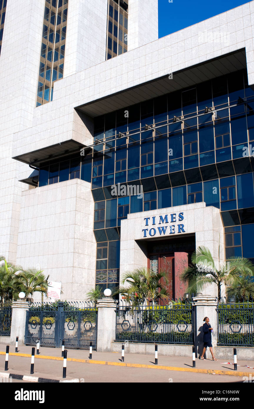 Scène de rue dans le sud du centre-ville Nairobi Kenya Banque D'Images