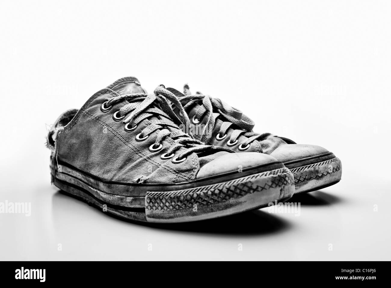 Une paire de chaussures Converse All Star Banque D'Images