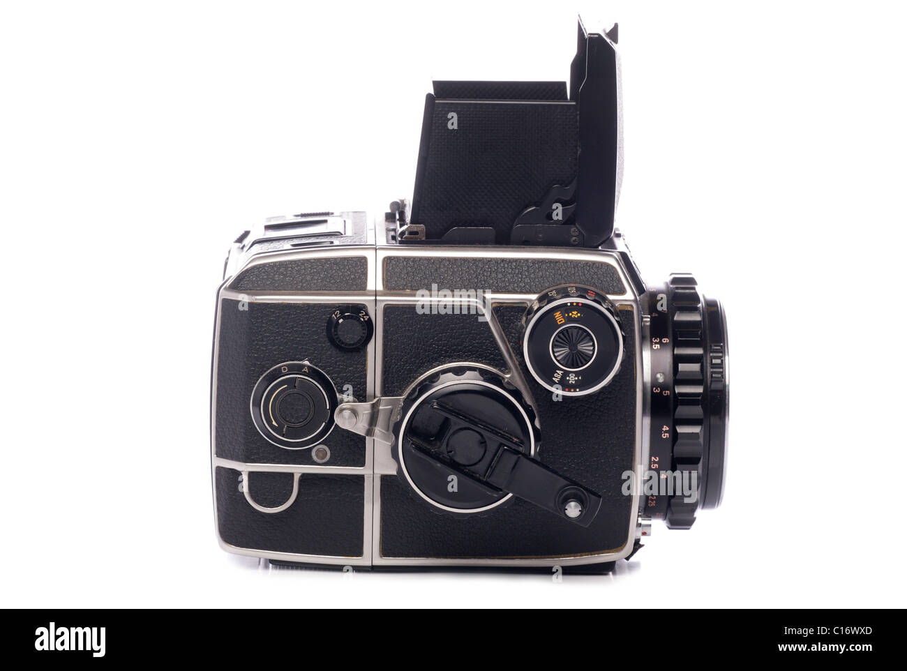 Vintage appareil moyen format découpe studio Banque D'Images