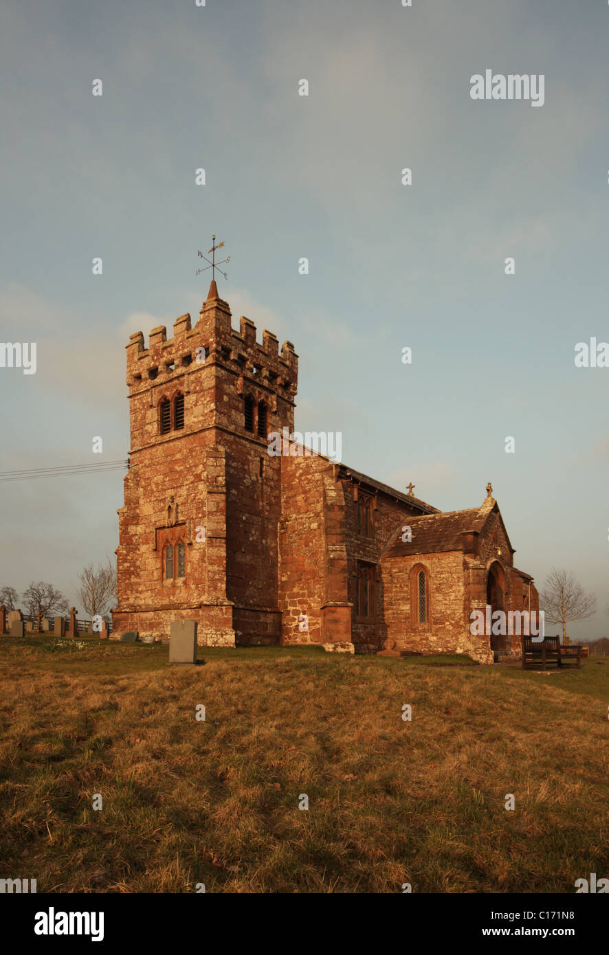 L'église de St Cuthbert, près de Penrith, Cumbria Edenhall Banque D'Images