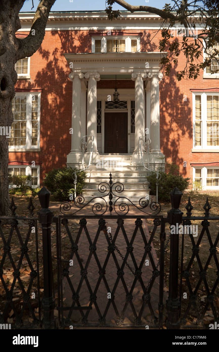 Residence dans le quartier historique de Williamsburg colonial VA USA Banque D'Images