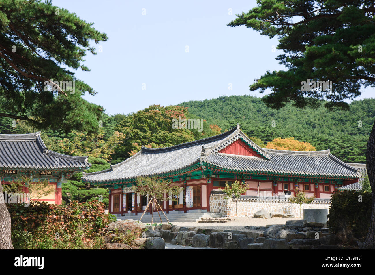 Bogyeong-sa Temple bouddhiste en Corée du Sud Banque D'Images