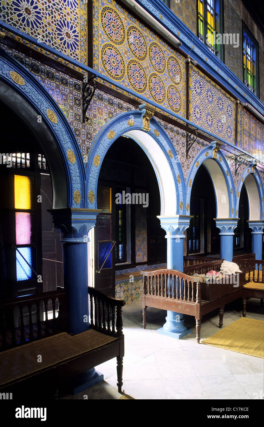 La Tunisie, Jerba (île), El Ghriba, synagogue Banque D'Images