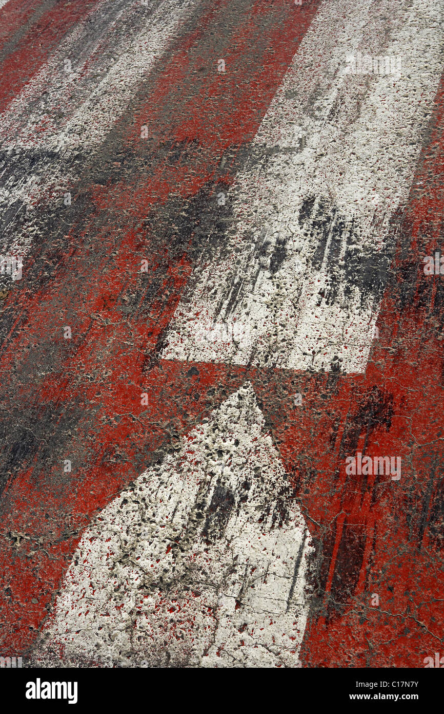 Traffic signal, Zebra. L'Espagne. Banque D'Images