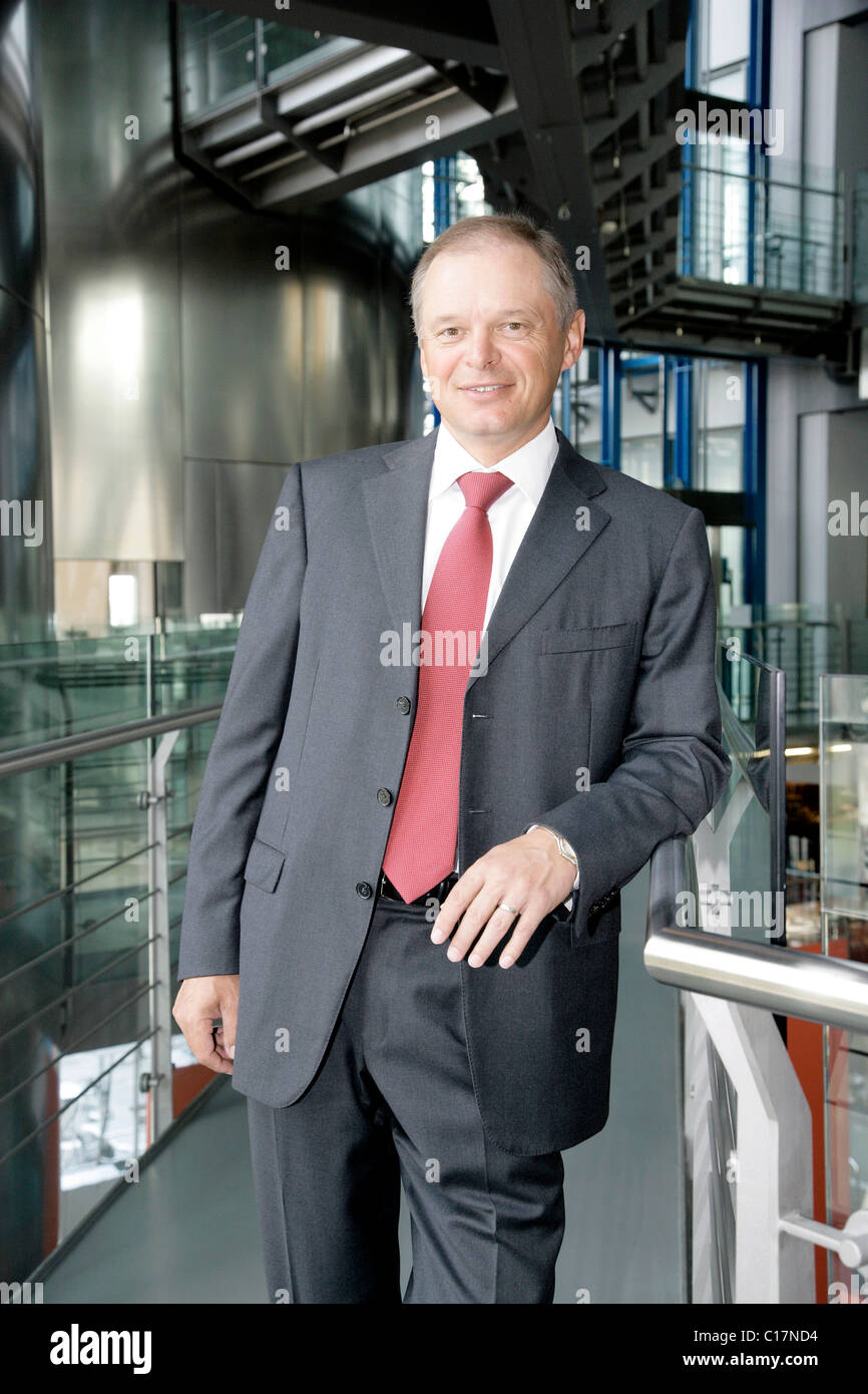 Bernhard Schreier, président de la Heidelberger Druckmaschinen AG, dans la Print Media Academy le 13 juin 2007 à Banque D'Images