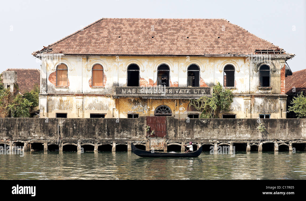 Entrepôt d'Old Spice, fort Cochin, Kerala, Inde Banque D'Images